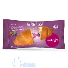 FEELING OK CROISSANT RIPIENO AI FRUTTI DI BOSCO + PROTEIN 65 GR