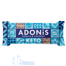 Keto Bar Adonis Vanilla and Coconut 35g