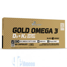 OLIMP GOLD OMEGA 3 D3 + K2 SPORT EDITION 60 CPS