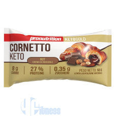PRO NUTRITION CORNETTO KETO RIPIENO NUT CREMA DI NOCCIOLE 50 GR