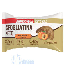 PRO NUTRITION SFOGLIATINA KETO MULTICEREALI ALBICOCCA 50 GR